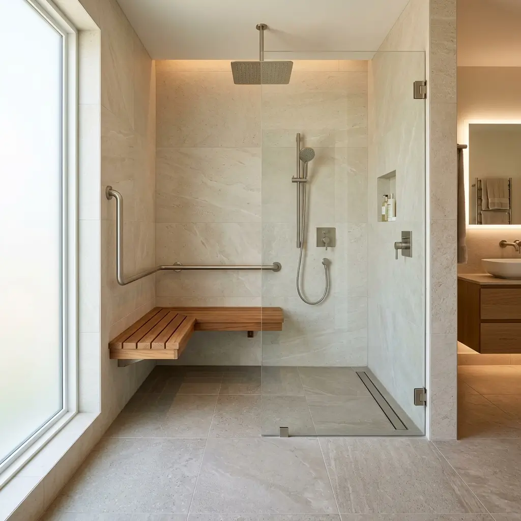 Accessible and Aging in Place Shower Design