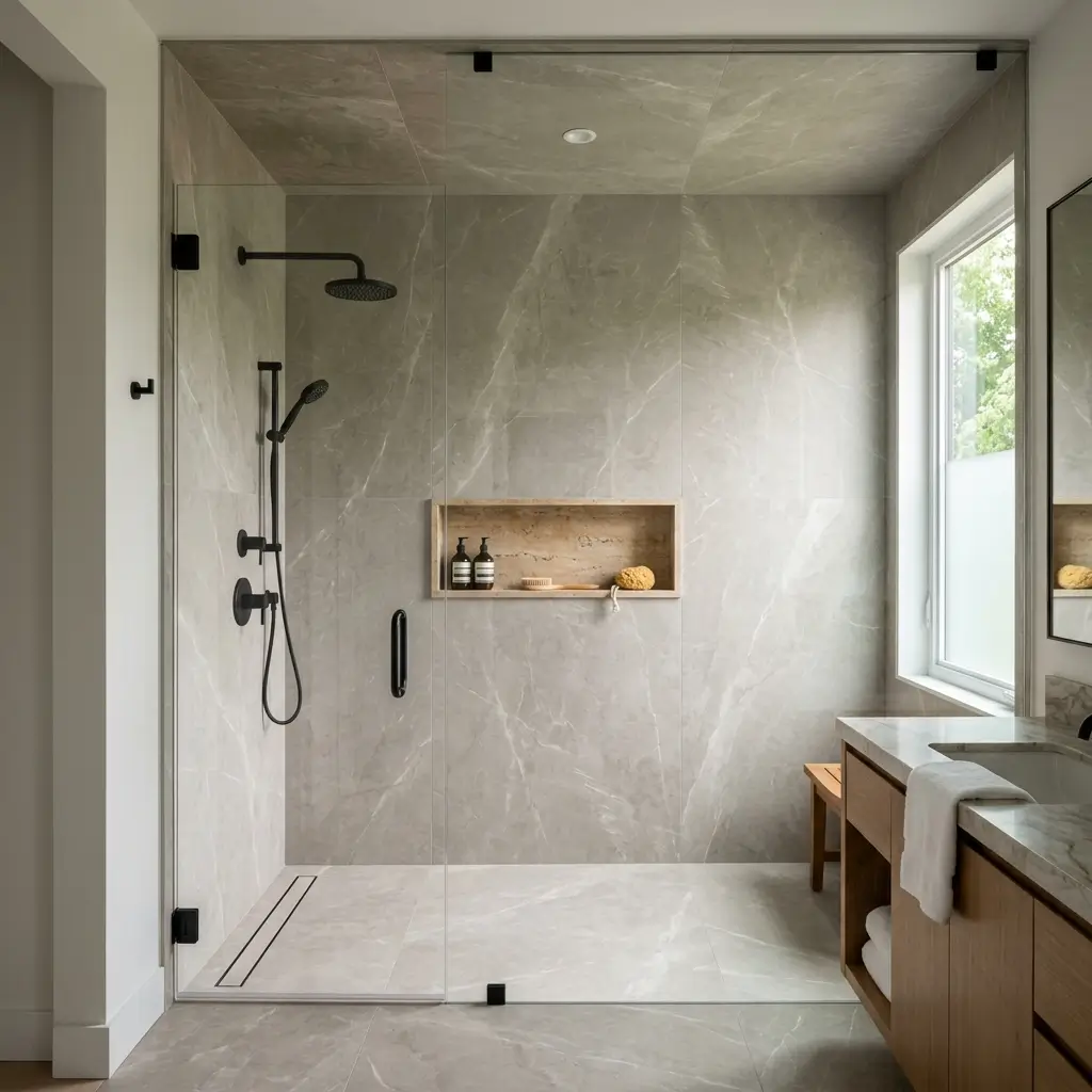 Large Format Porcelain and Natural Stone Tile