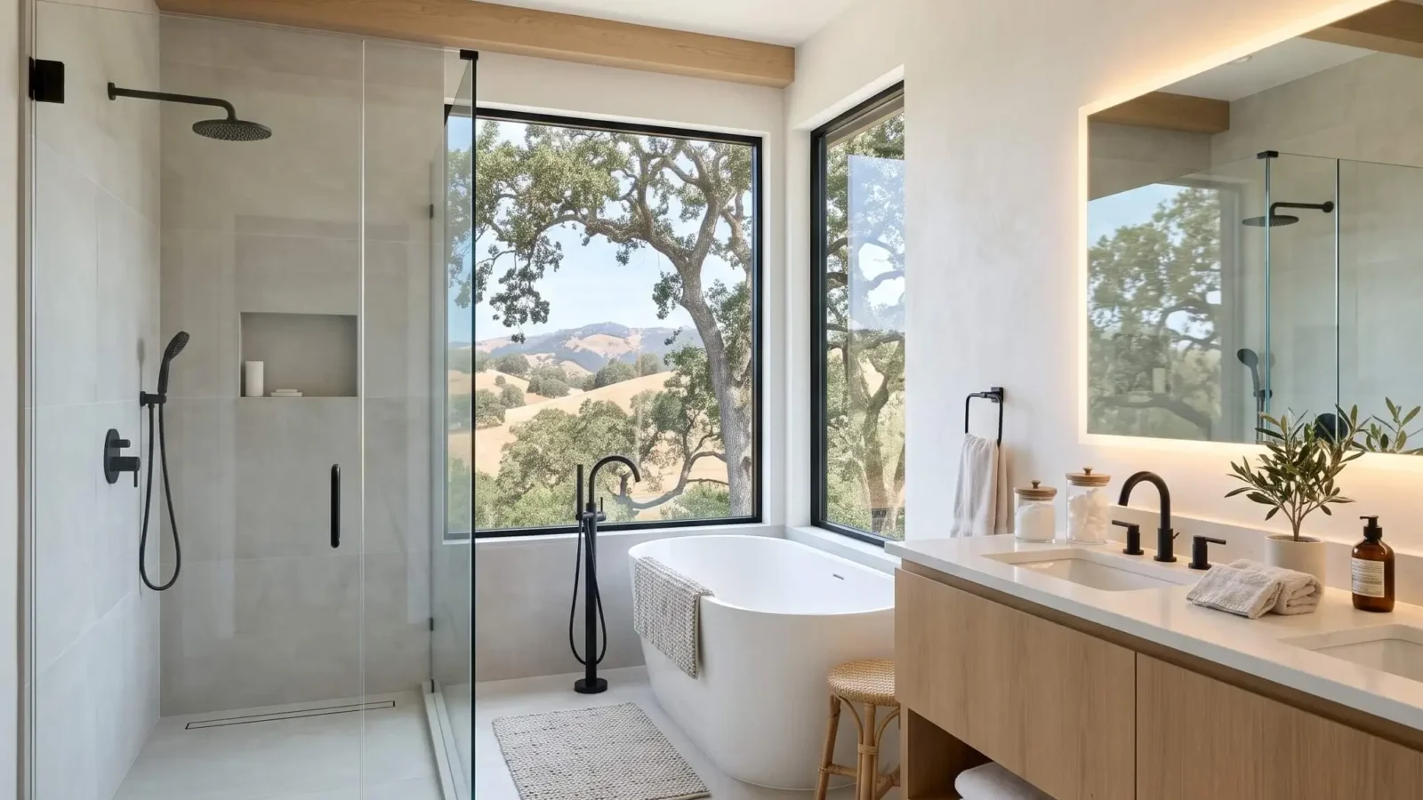 Bathroom remodel in Portola Valley